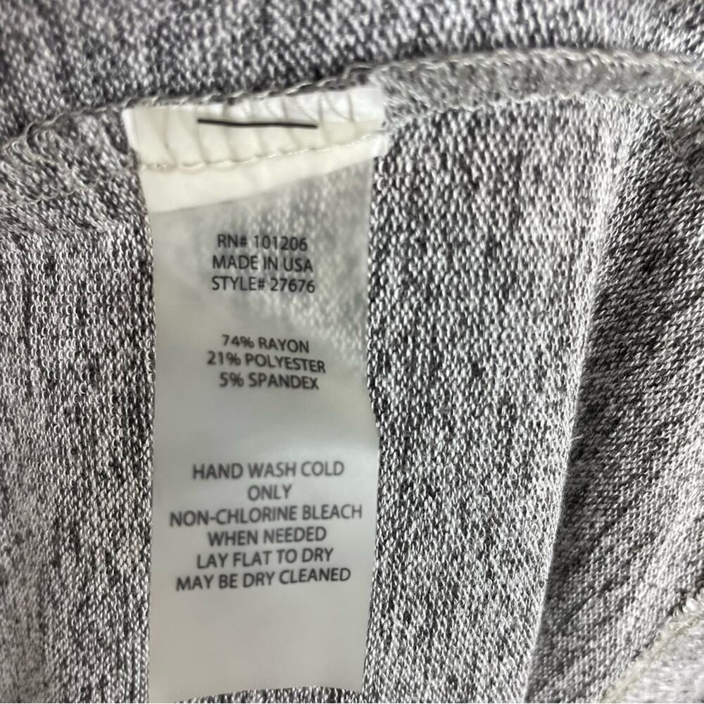 Soft Surroundings Gray Soft Long Open Front Cardi… - image 7